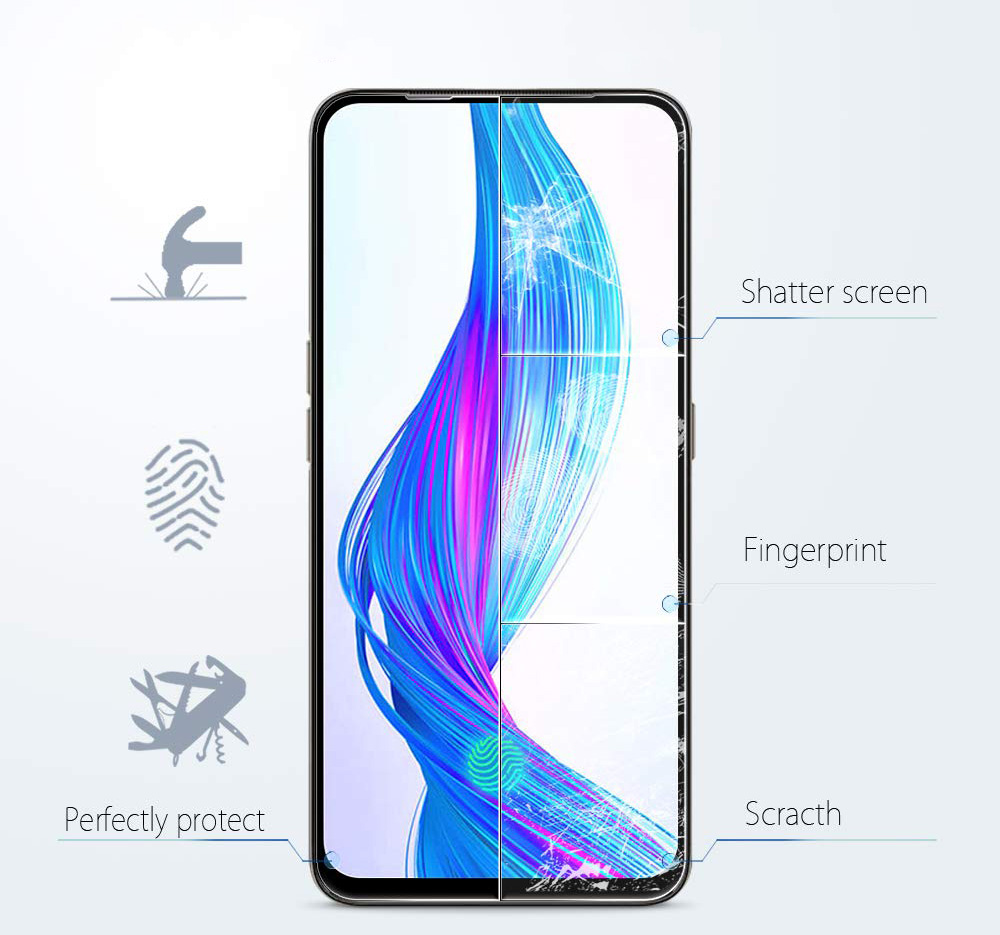 Bakeey-9H-Anti-Explosion-Full-Glue-Full-Coverage-Tempered-Glass-Screen-Protector-for-OPPO-realme-X-1537586-2